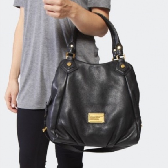 Marc Jacobs Handbags - Marc Jacobs black leather classic Q Fran tote